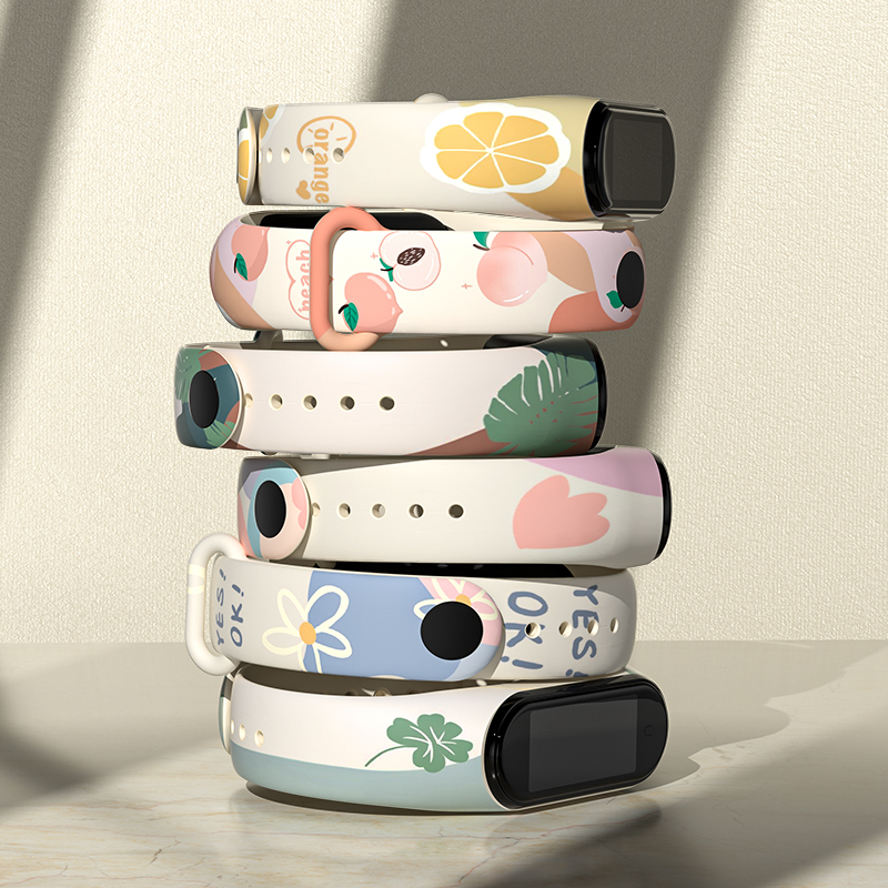 Silicone Band Replacement - 15mm Watch Strap for Xiaomi Mi