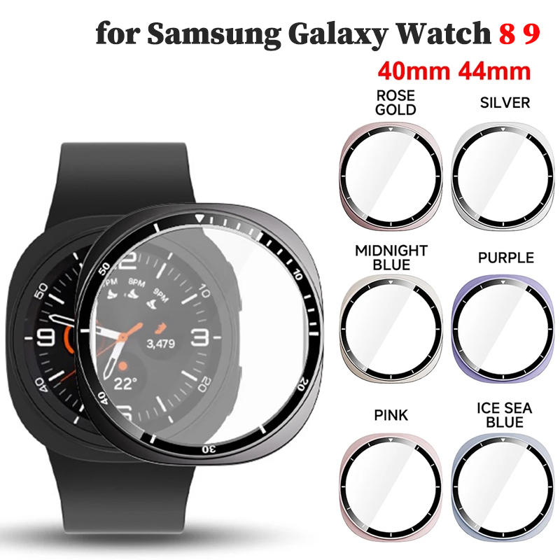 Samsung Smartwatch Accessories - Tempered Glass+PC Cover for Samsung Galaxy