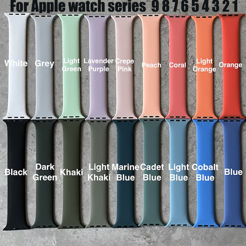 Sport Loop Strap - Solo Loop silicone for apple Watch