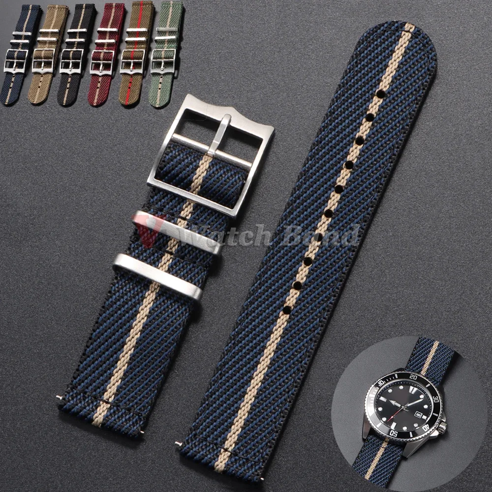 Nylon Nato Strap - 20 22mm Nylon Strap for Tudor