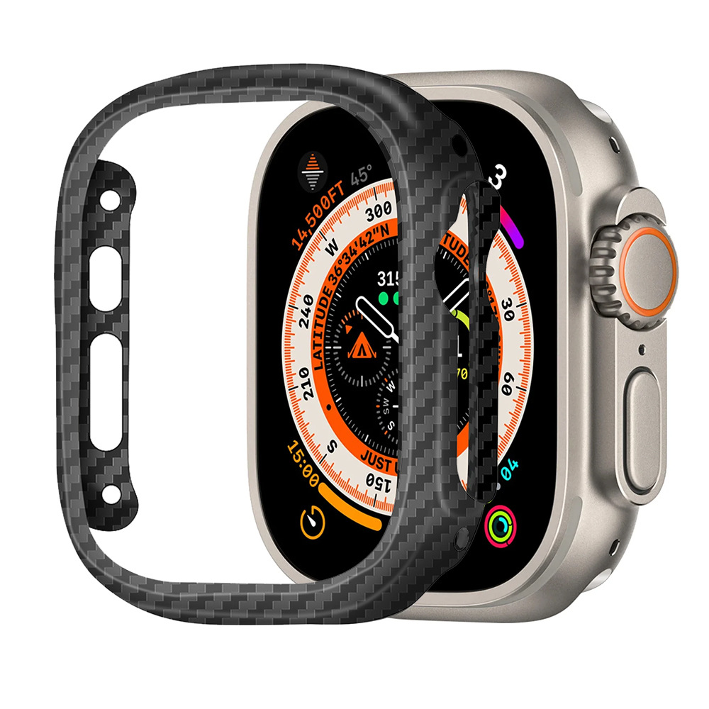 Smartwatch Case - Kevlar Carbon Fibre Thin Case For
