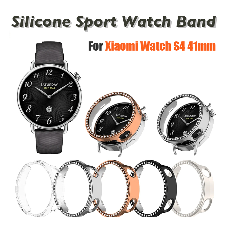 Xiaomi Smartwatch S4 Accessories - Single Row Dril Hollow Case For