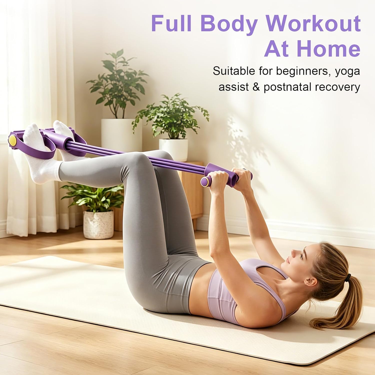 Milanaise Mesh Band - 4-Tube Resistance Band Multi Function Tension