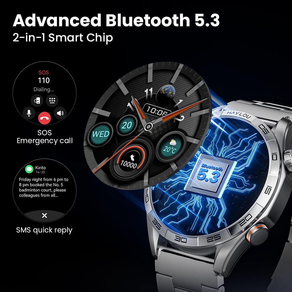 HAYLOU Solar 5 Voice Calling S - огляд і ціна Smartwatch Faces