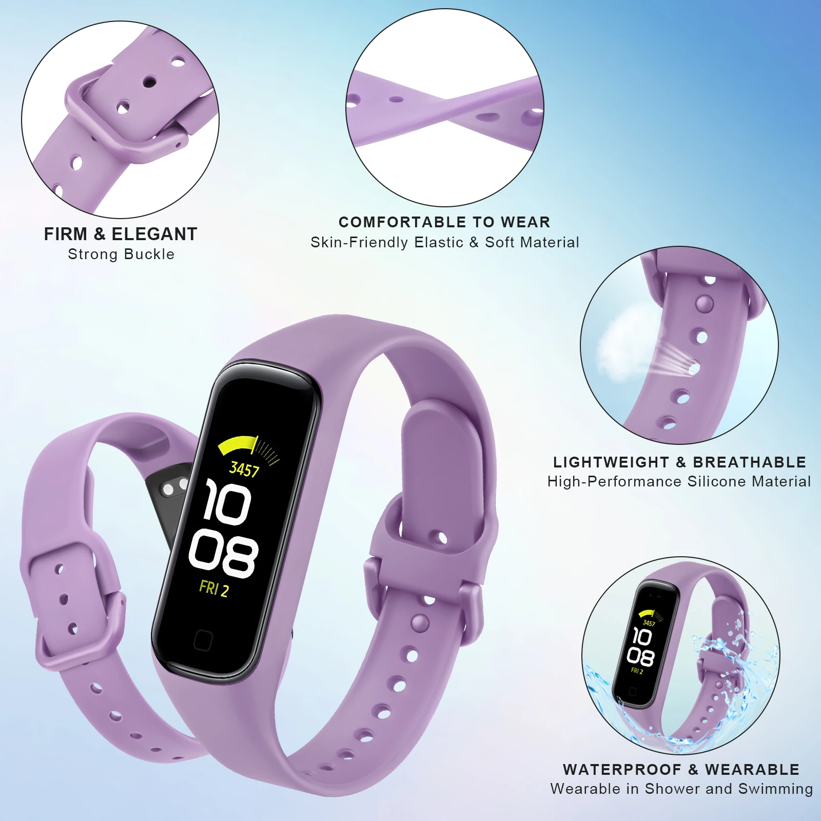 Soft Silicone Strap For Samsun - огляд і ціна Silicone Band Replacement