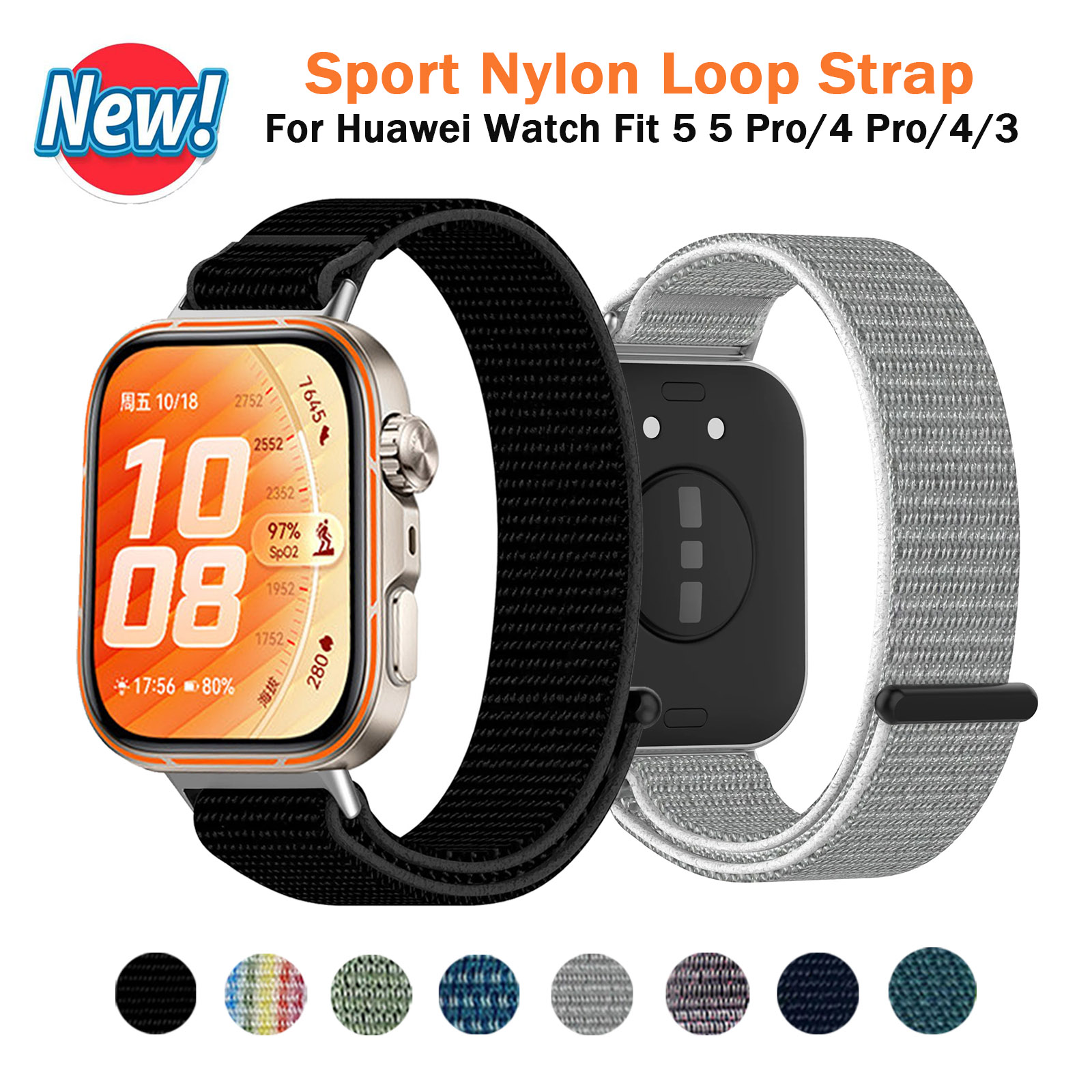 Smart Watch Nylon Strap for Hu - огляд і ціна Sport Loop Strap