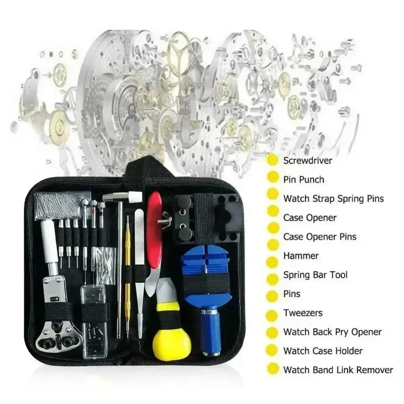 147Pcs Watch Repair Tool Set W - огляд і ціна Tool Kit Strap Change