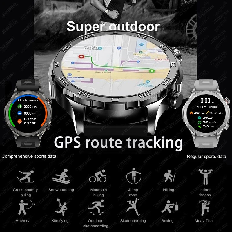New GPS Track Smart Watch Men  - огляд і ціна Smartwatch Faces