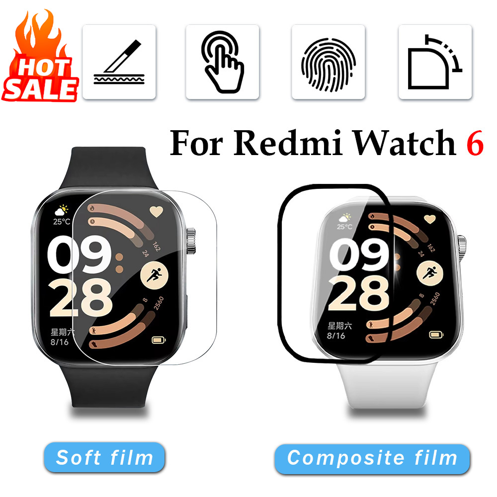 1-5Pcs Soft Film for Xiaomi Re - огляд і ціна Smartwatch Case