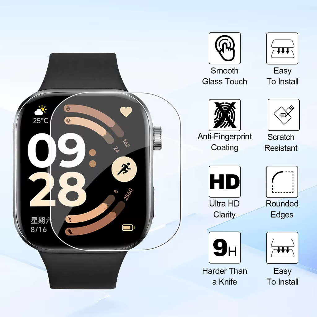 1-5Pcs Soft Film for Xiaomi Re - огляд і ціна Smartwatch Case