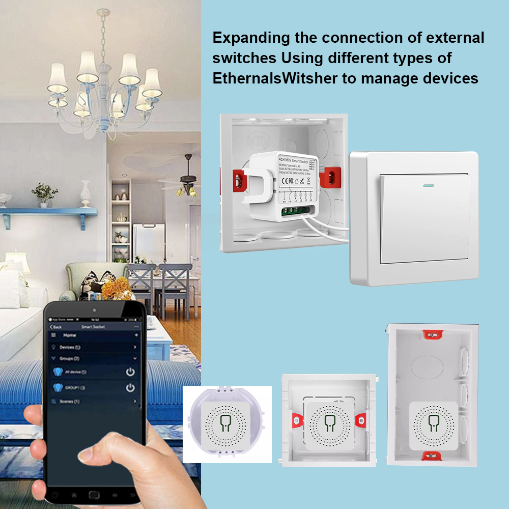 Tuya WiFi Smart Switch 1/2/3/4 - огляд і ціна Smart Accessories