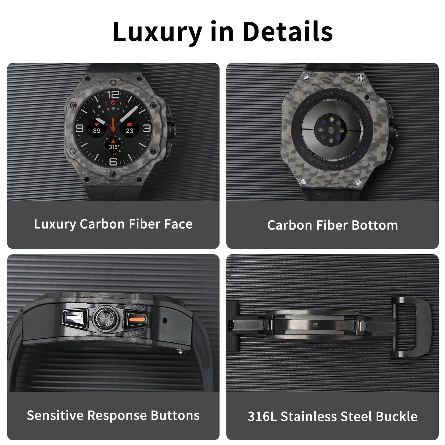 Luxury Modification Kit for Sa - огляд і ціна Samsung Smartwatch Accessories