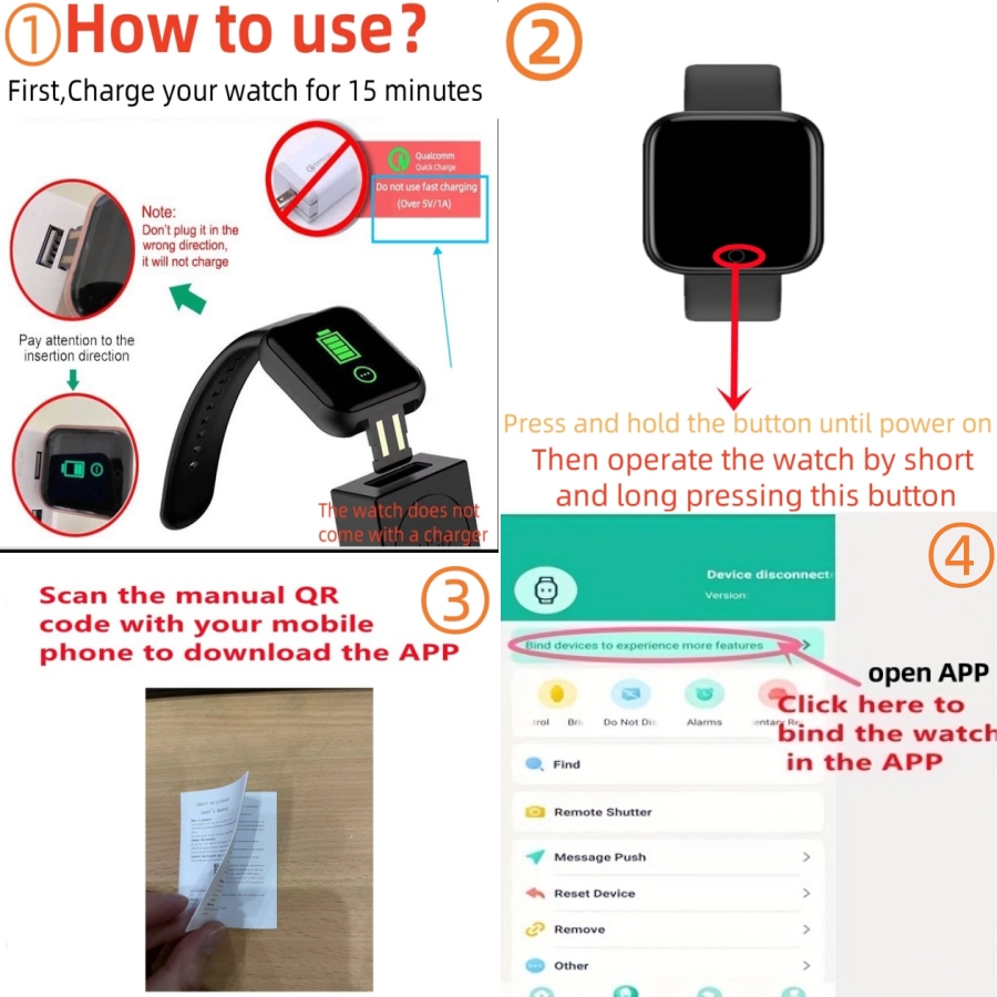 Smart Watch For Men Women Spor - огляд і ціна Silicone Band Replacement