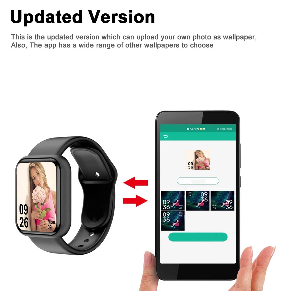 Smart Watch For Men Women Spor - огляд і ціна Silicone Band Replacement