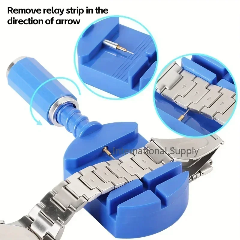 147Pcs Watch Repair Tool Set W - огляд і ціна Tool Kit Strap Change