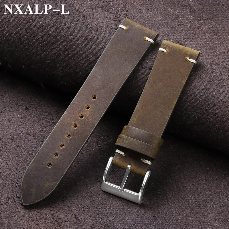 Vintage Oil Wax Leather Watch  - огляд і ціна Nylon Nato Strap