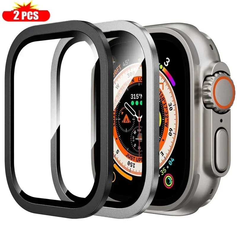 2PCS Tempered Glass for Apple  - огляд і ціна Smartwatch Case