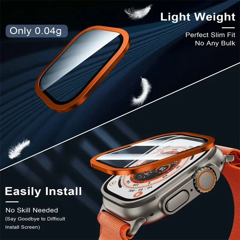 2PCS Tempered Glass for Apple  - огляд і ціна Smartwatch Case