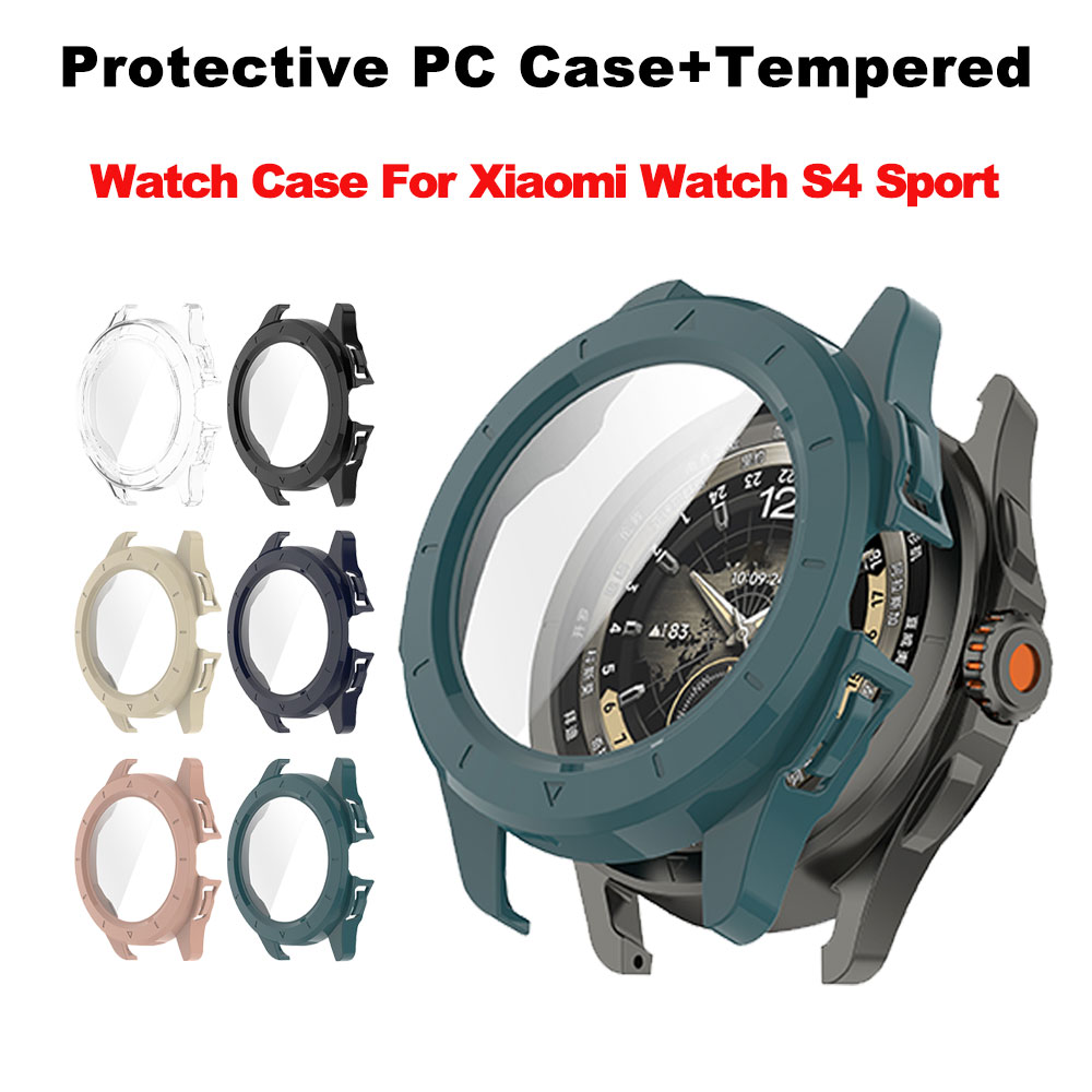Tempered Glass + PC Case For X - огляд і ціна Xiaomi Smartwatch S4 Accessories