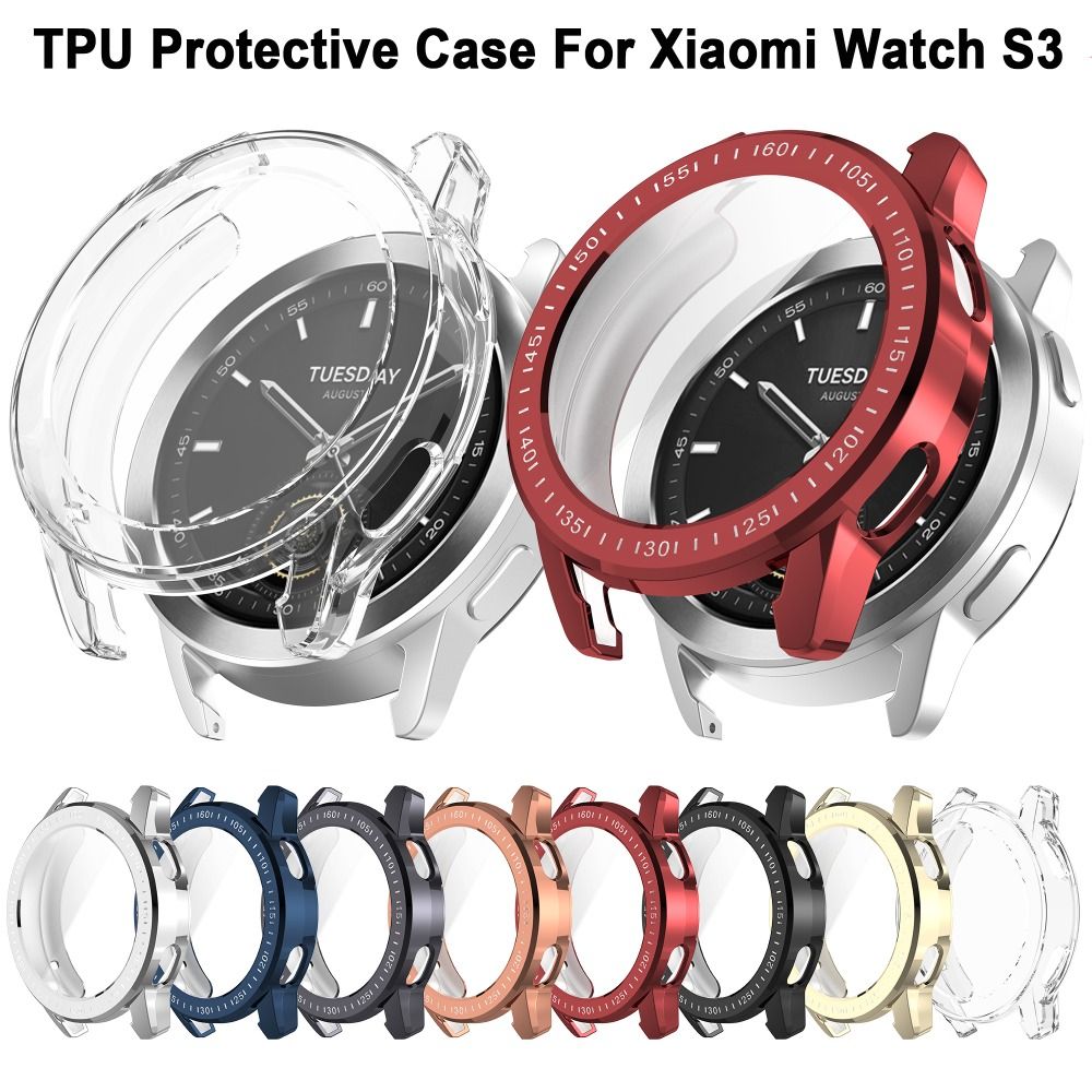 New Full Cover TPU Case Bumper - огляд і ціна Xiaomi Smartwatch S3 Accessories