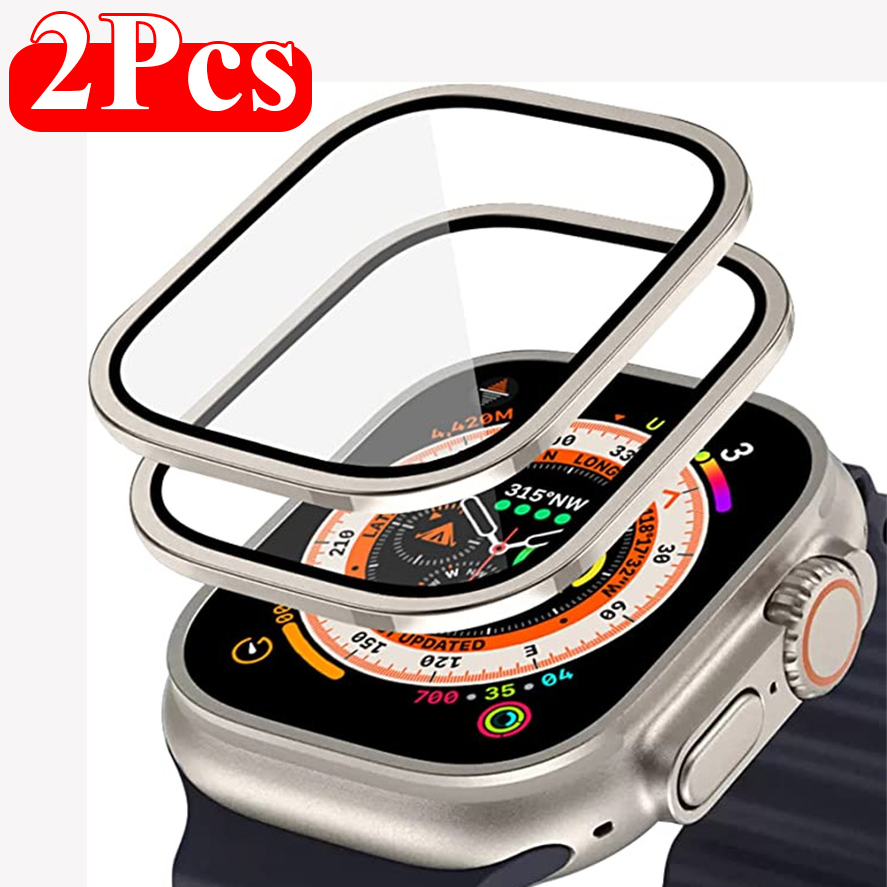 2PCS Aluminium Alloy Case+Temp - огляд і ціна Smartwatch Case