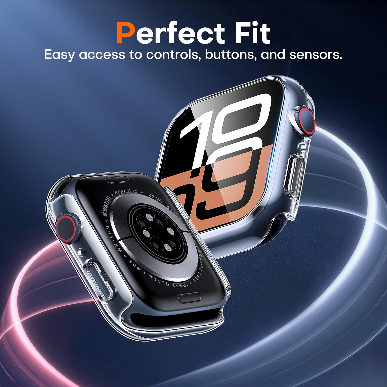2pcs Tempered Glass Case For A - огляд і ціна Smartwatch Case