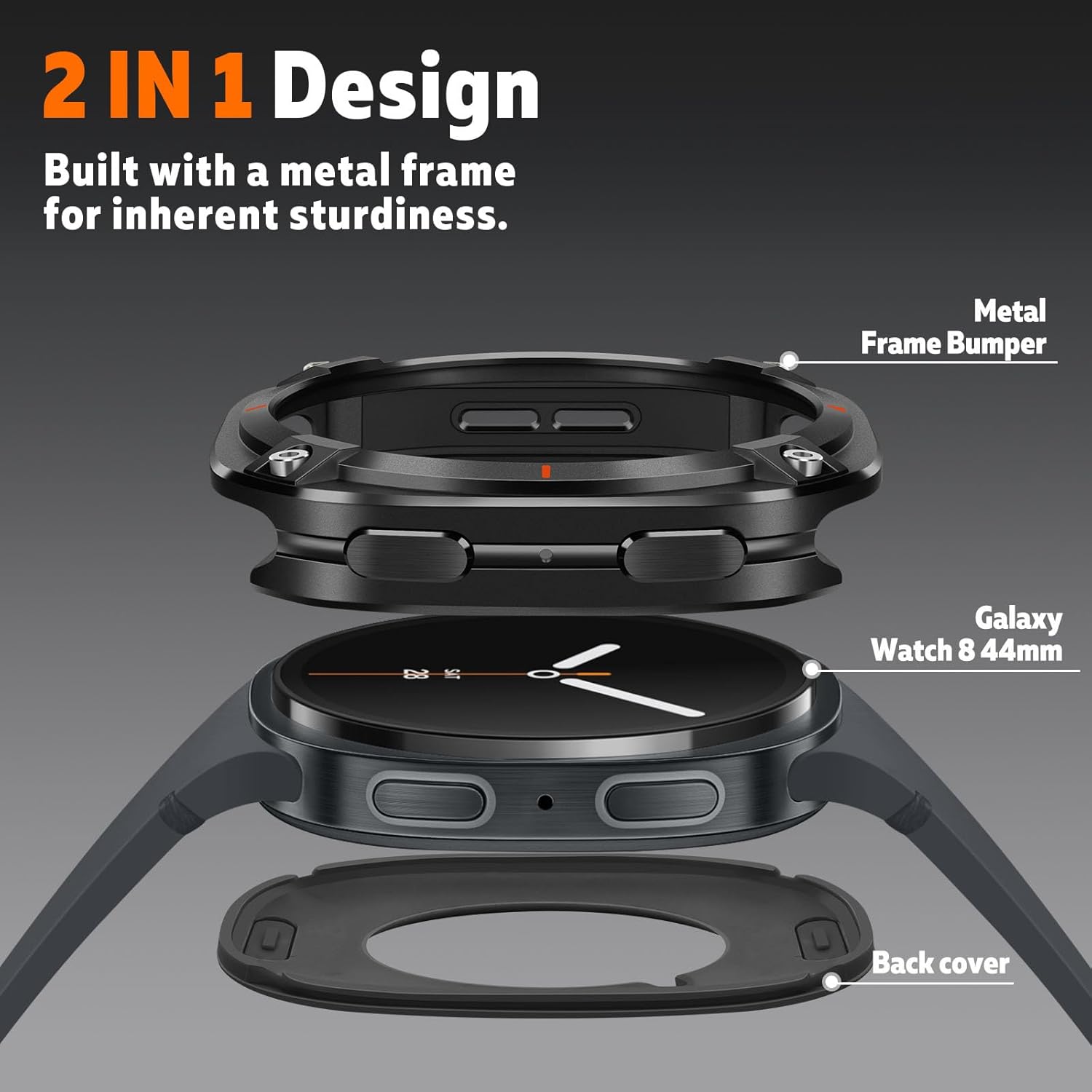 Armor Metal Case For Samsung G - огляд і ціна Samsung Smartwatch Accessories