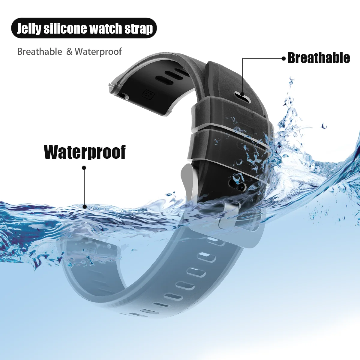 Translucent Silicone Strap For - огляд і ціна Xiaomi Smartwatch S3 Accessories