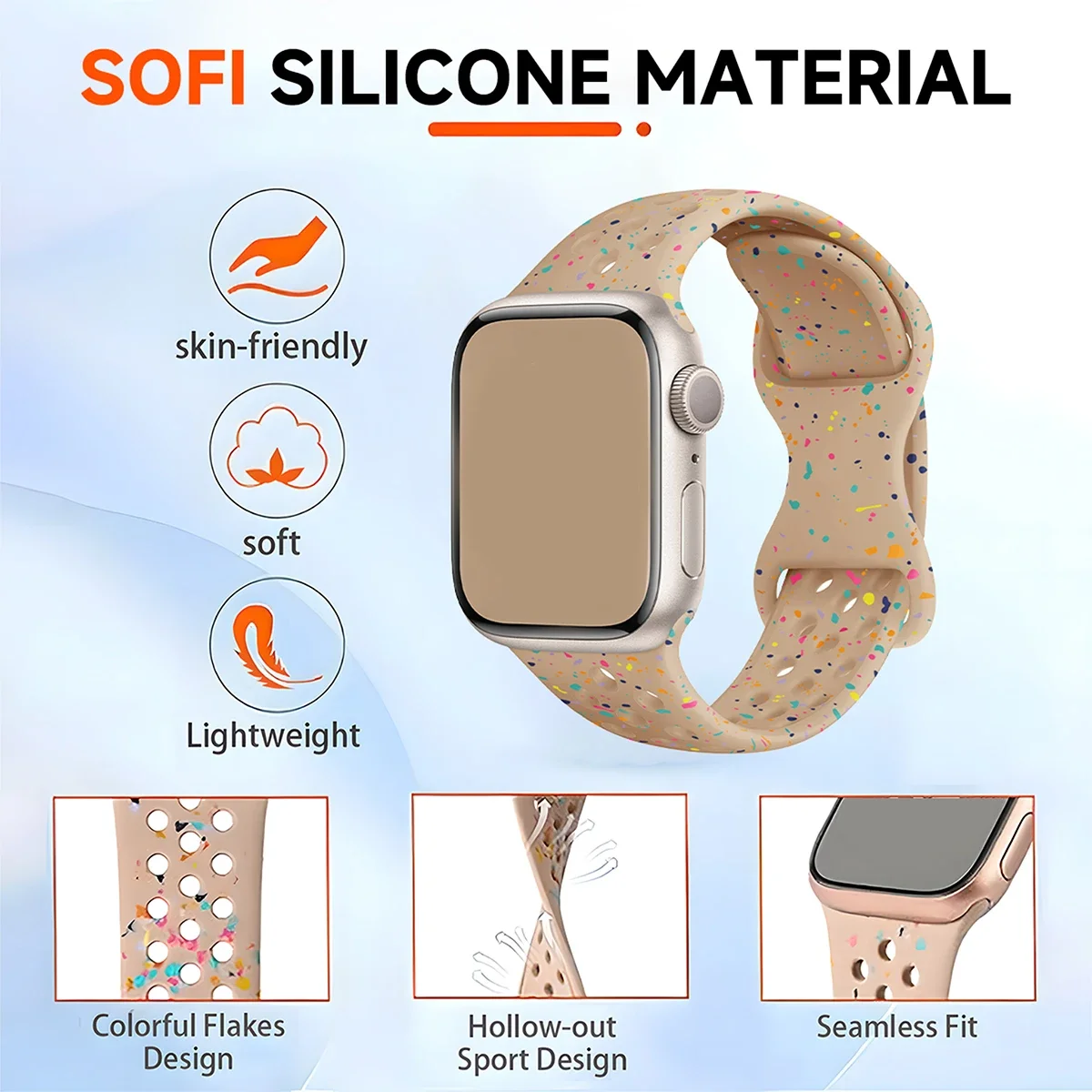 Sports Silicone Strap for Appl - огляд і ціна Solo Loop Strap