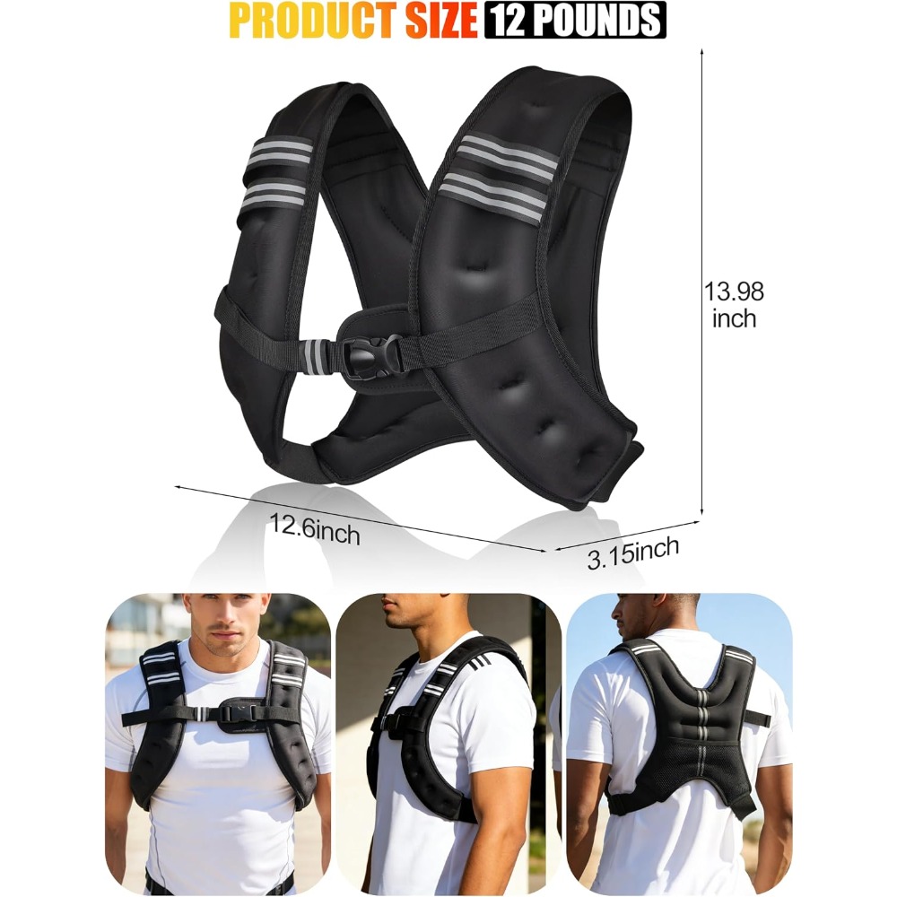 Fitness Weighted Vest Pre-Fill - огляд і ціна Rugged Sport Strap