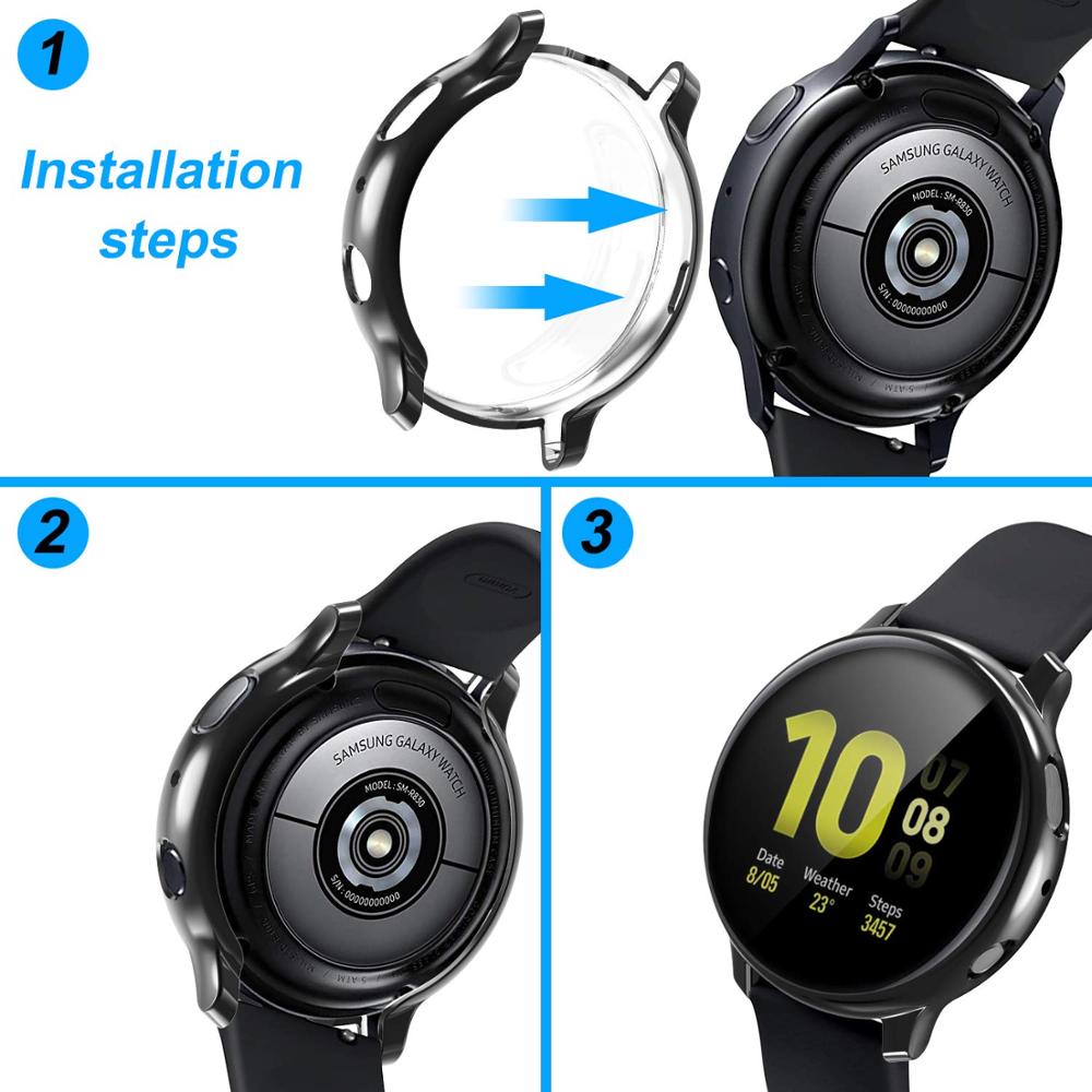 Full Screen Protector Case For - огляд і ціна Samsung Smartwatch Accessories