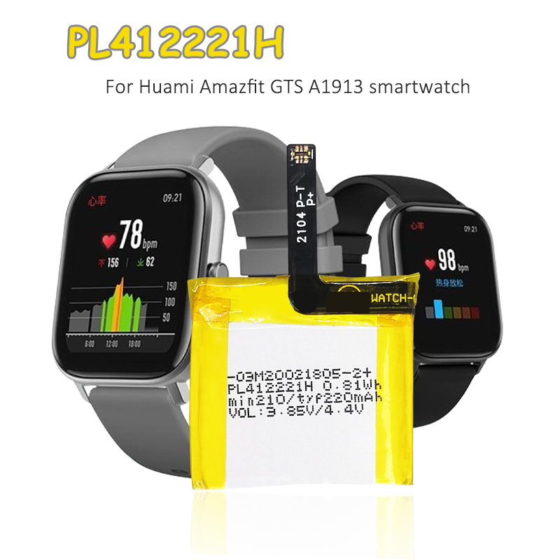 PL412221H Battery 220mAh 3.85V - огляд і ціна Smartwatch A1914