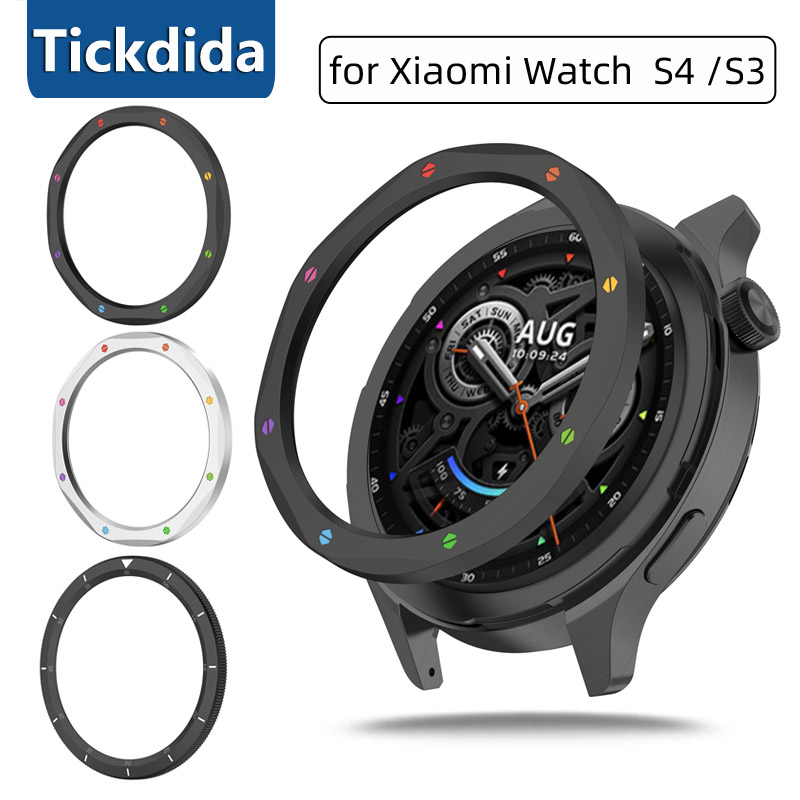 Metal Bezel Ring Case For Xiao - огляд і ціна Xiaomi Smartwatch S3 Accessories