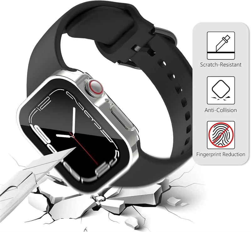 Waterproof Hard PC Screen Prot - огляд і ціна Smartwatch Case