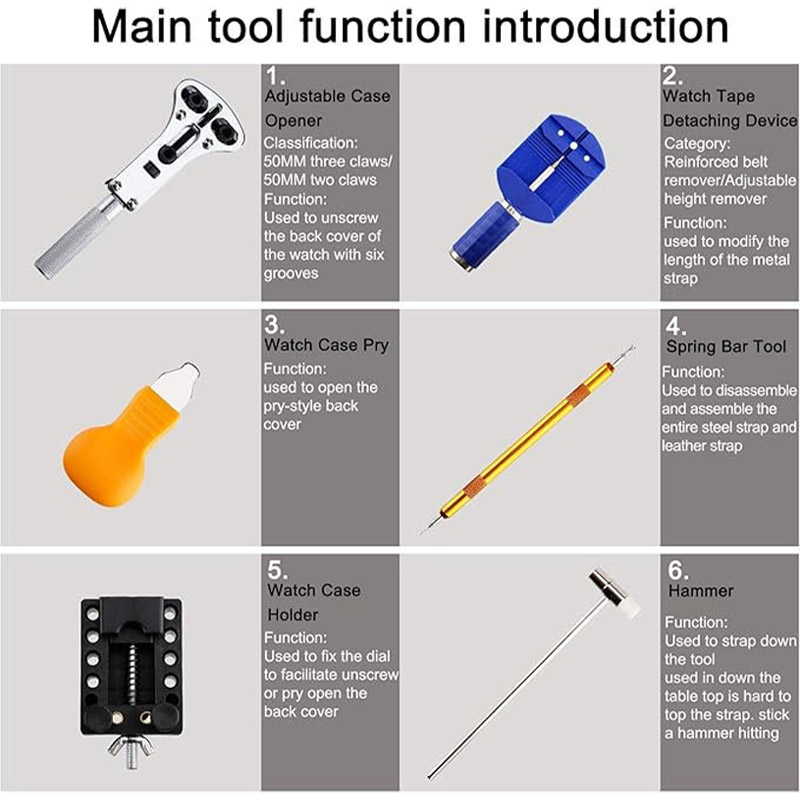 Professional Watch Repair Kit  - огляд і ціна Tool Kit Strap Change