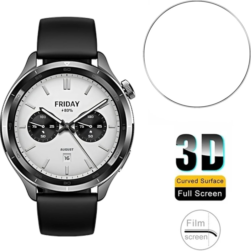 3pcs Tempered Glass Films For  - огляд і ціна Xiaomi Smartwatch S4 Accessories