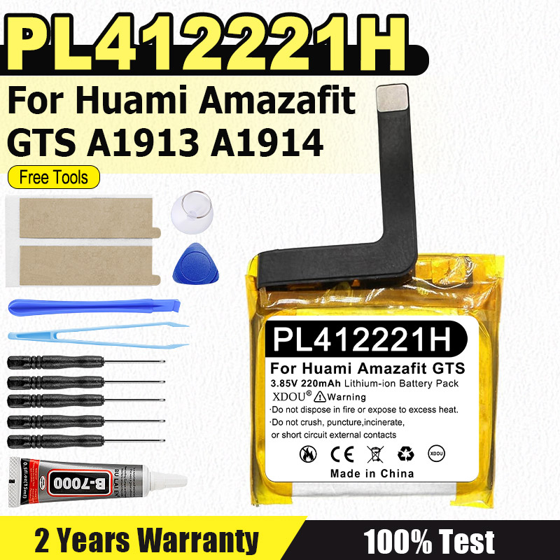 PL412221H 220mAh New Battery F - огляд і ціна Smartwatch A1914