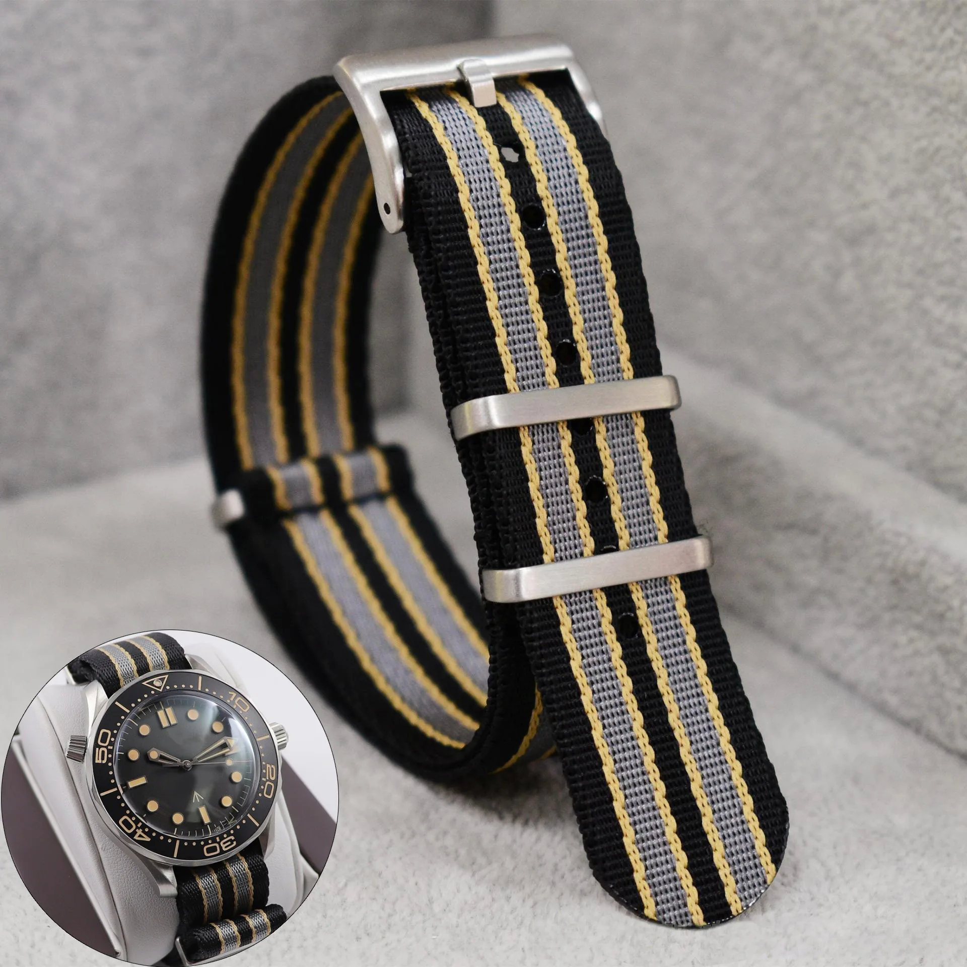 20mm Nylon Watch Strap for Ome - огляд і ціна Nylon Nato Strap