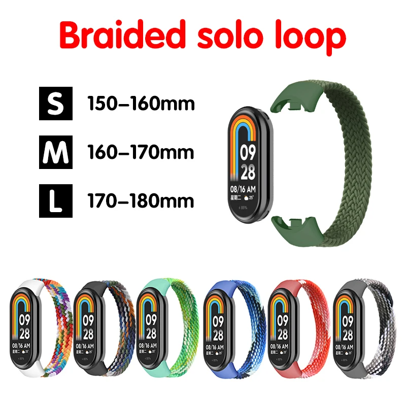 Strap for Mi band 7 8 6 5 Nylo - огляд і ціна Solo Loop Strap
