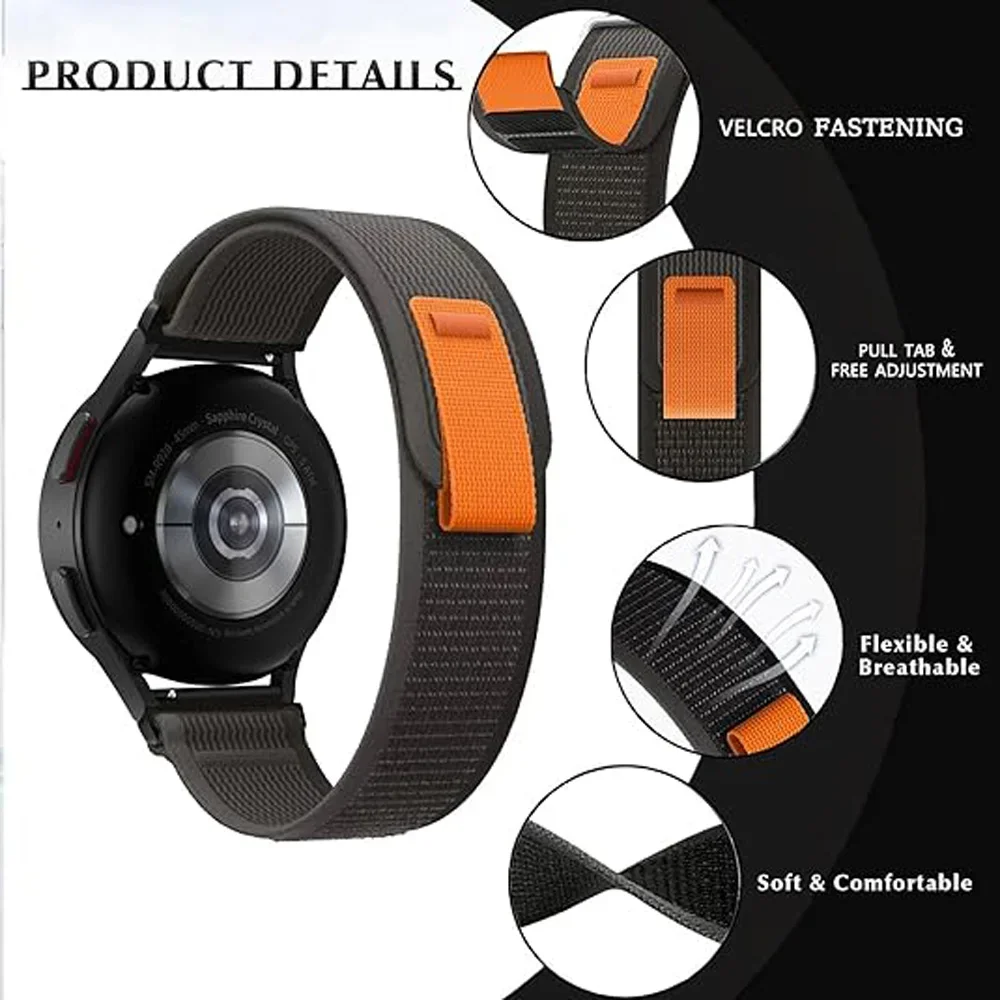 22mm Nylon Sport Easy Fit Stra - огляд і ціна Xiaomi Smartwatch S3 Accessories