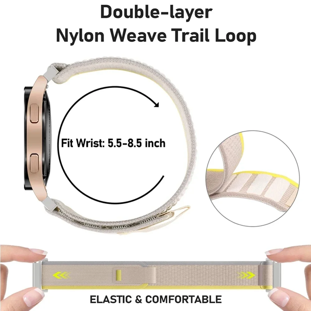 22mm Nylon Sport Easy Fit Stra - огляд і ціна Xiaomi Smartwatch S3 Accessories